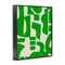 Stupell Industries Green Asymmetrical Shapes Framed Giclee Wall Art Design by June Erica Vess